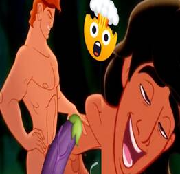 Babado! Nessa animação versão adulta do Hércules e Aladim em pegação surreal!!!